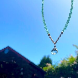 SOLD - Delicate chalcedony necklace